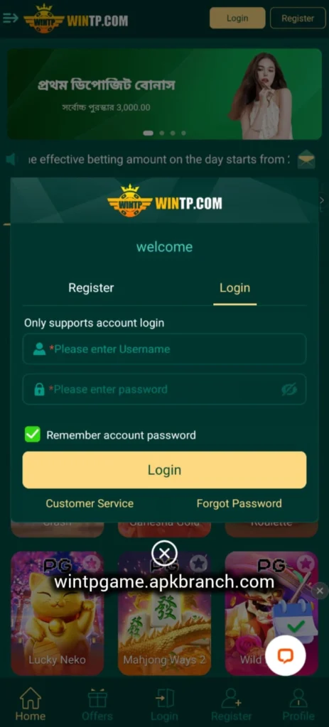 WinTP Game Login