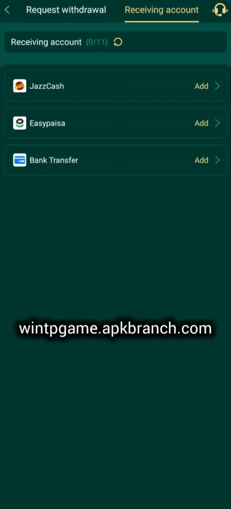 WinTP Game withdrawal